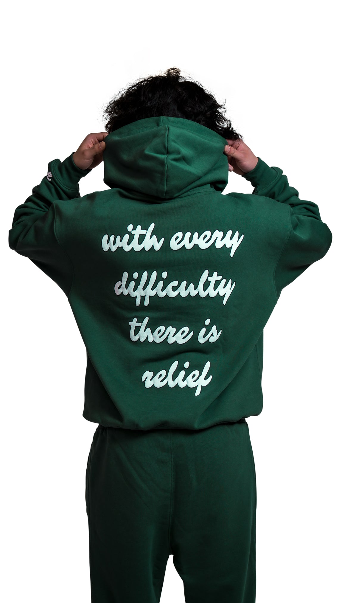 Oversized Hoodie Forest Green