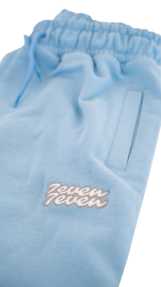 Open Leg Jogger Cloudy Blue
