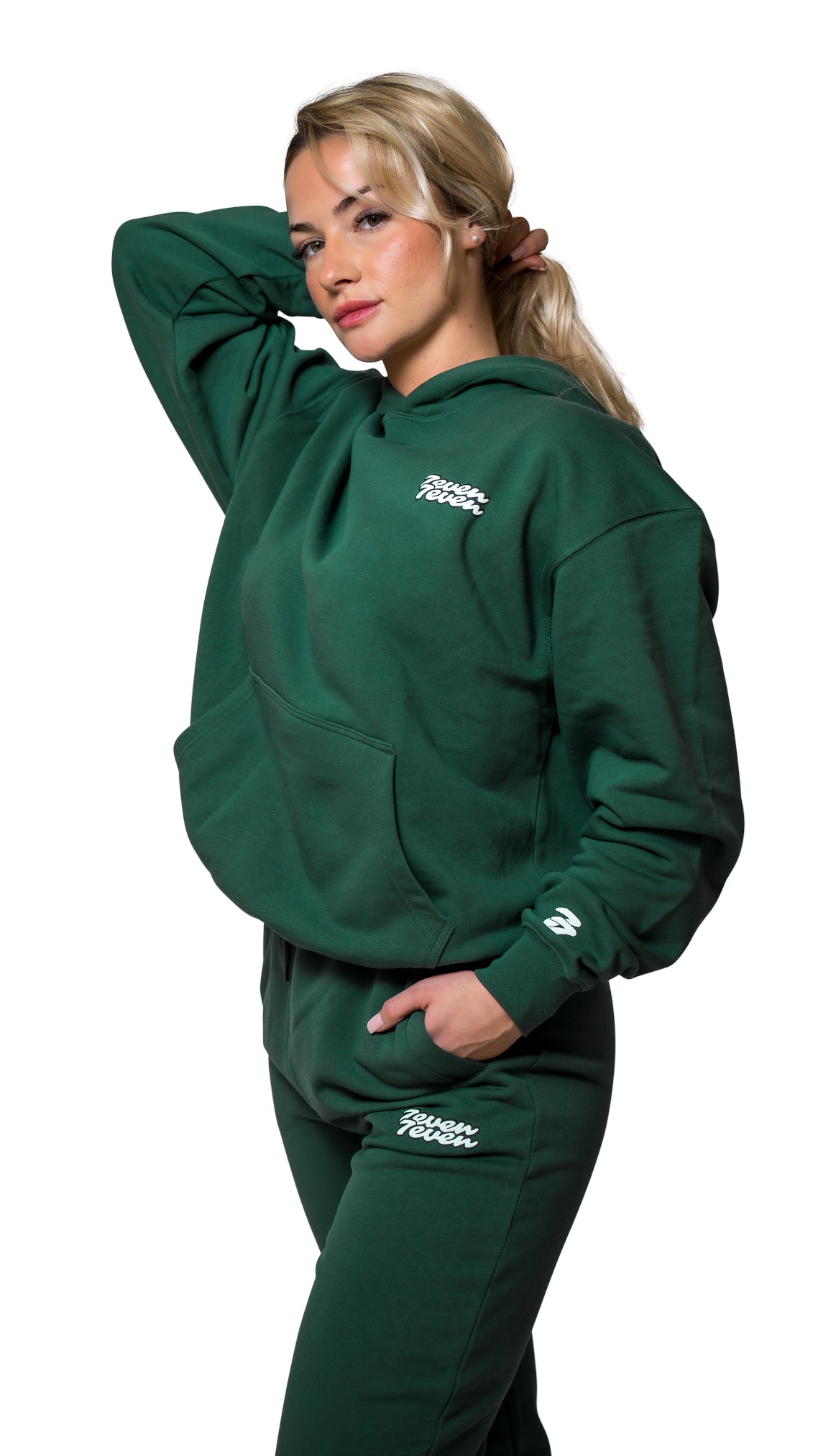 Oversized Hoodie Forest Green