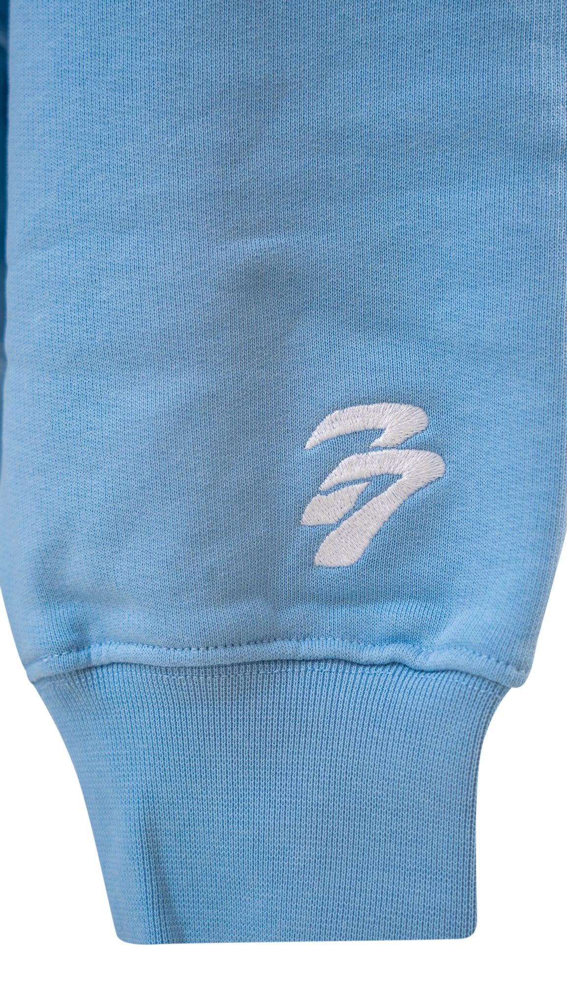 Oversized ZIP-Hoodie Cloudy Blue